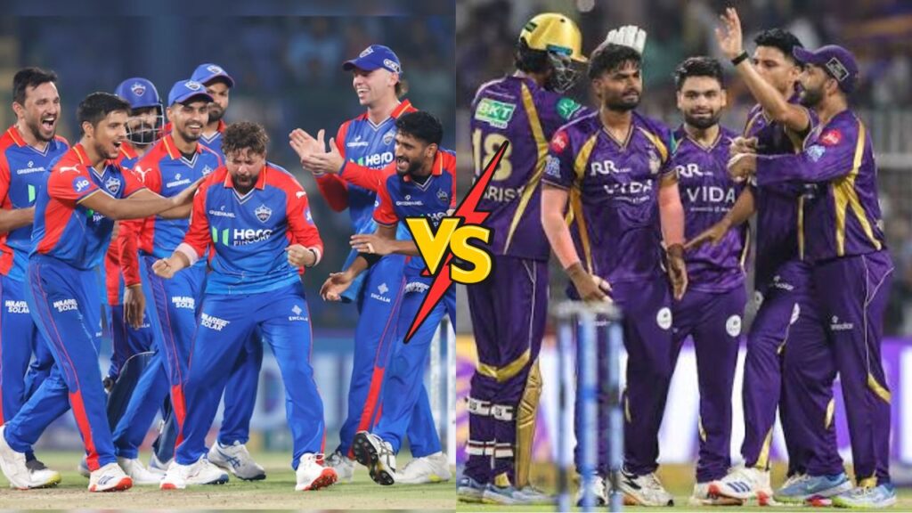 Delhi Capitals vs Kolkata Knight Riders Timeline