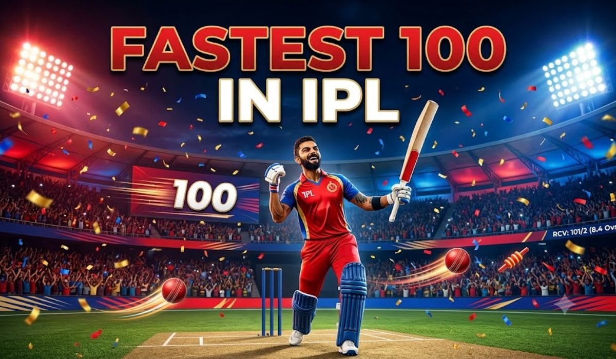 Fastest 100 in IPL