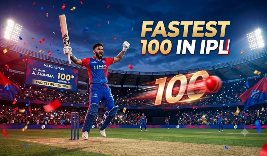 Fastest 100 in IPL