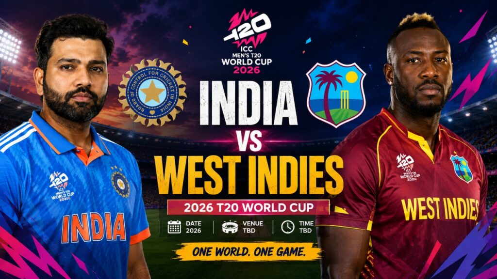 India vs West Indies 2026 T20 World Cup