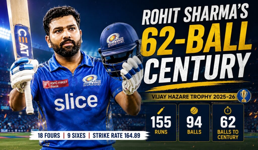 Rohit Sharma Vijay Hazare Trophy