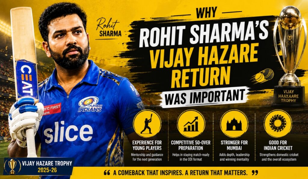 Rohit Sharma Vijay Hazare Trophy