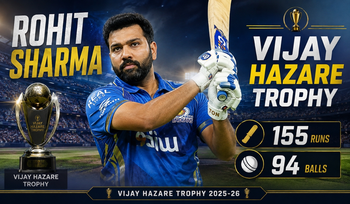 Rohit Sharma Vijay Hazare Trophy