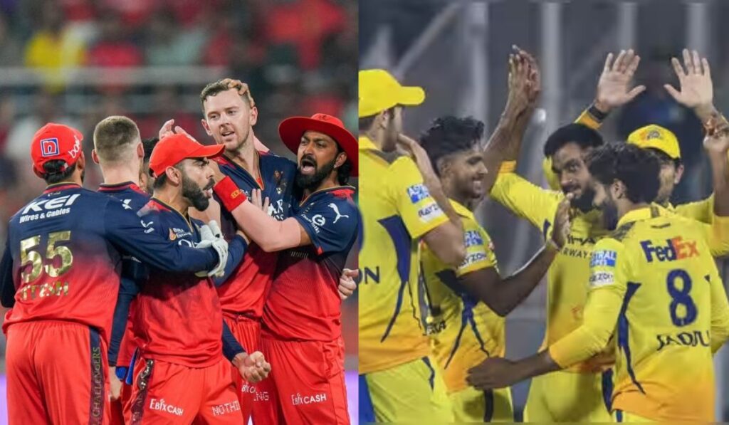 Royal Challengers Bengaluru vs Chennai Super Kings Timeline